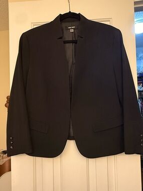 Nine West Black Open-Front Women's Blazer